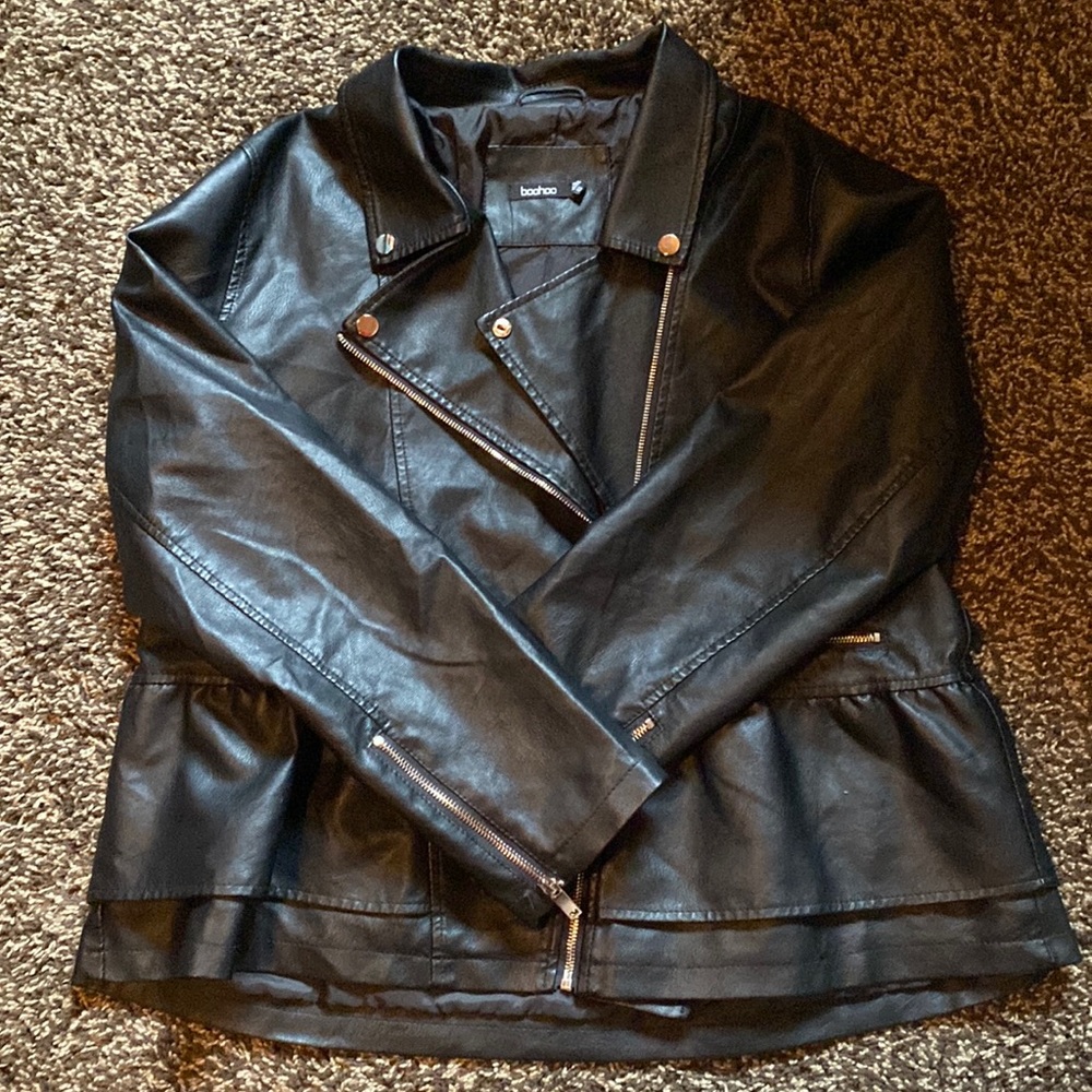 Adorable Faux Leather Jacket
